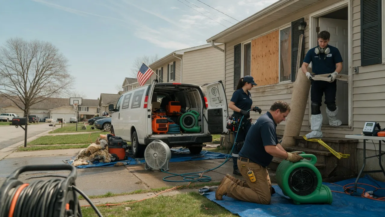 Water Damage Restoration in Kendall, KS near me